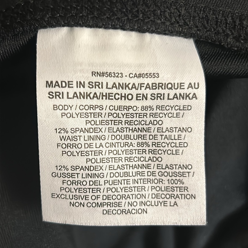 Nike Women’s Dry-Fit Black Mid Rise Pull-On Yoga Pants Size Large NWOT - Picture 8 of 10